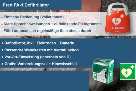 FRED PA-1 Defibrillator